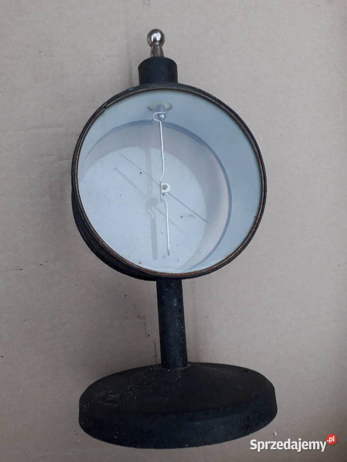 Zabytkowy elektroskop elektrometr Browna pomoc