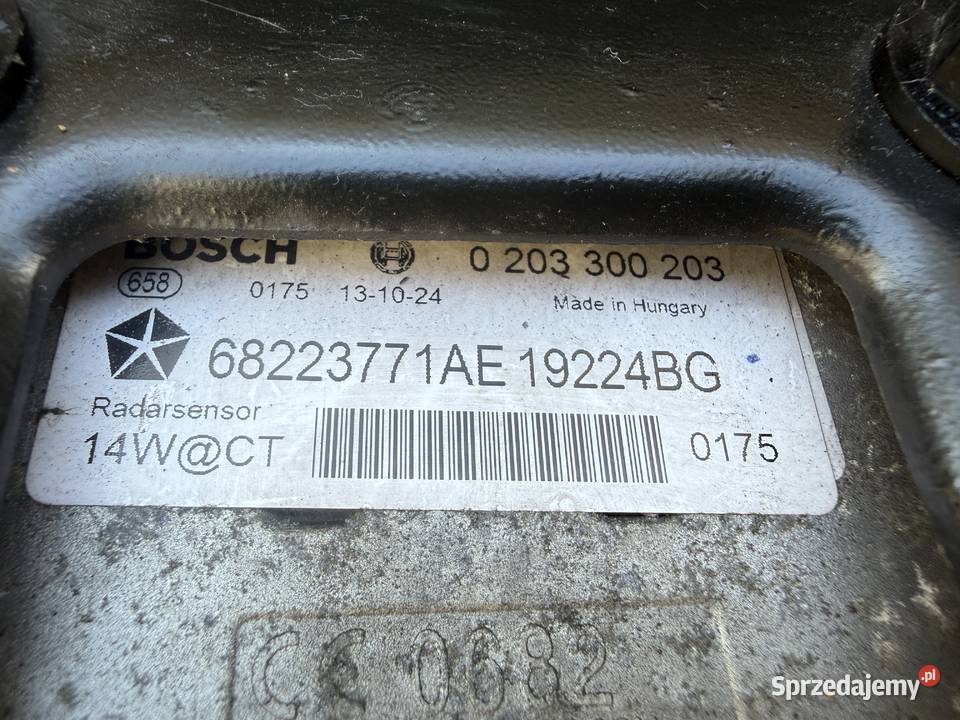 Jeep Grand Cherokee WK2 radar aktywnego Kłodzko