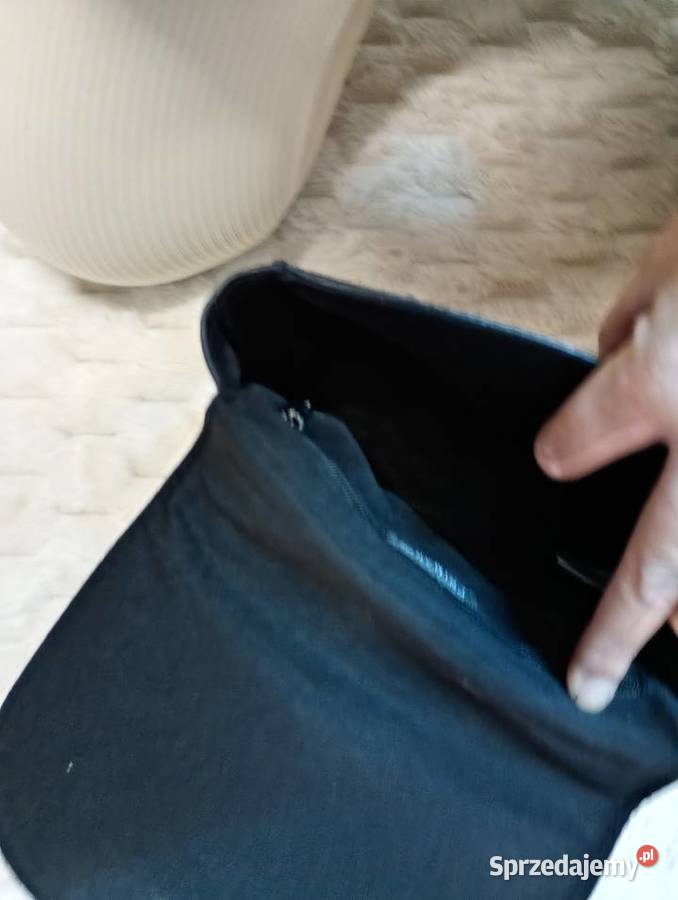 czarna bogato zdobiona torebka listonoszka z Dla kobiet Torby i torebki