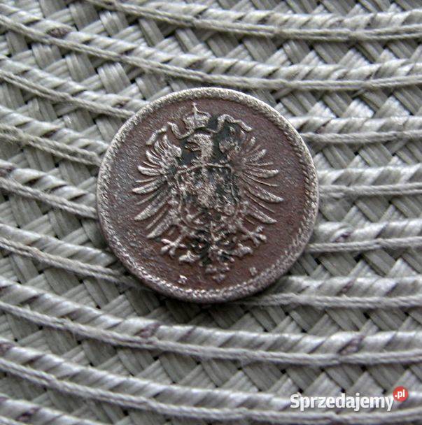 Niemcy 5 Pfennig 1875r B MN