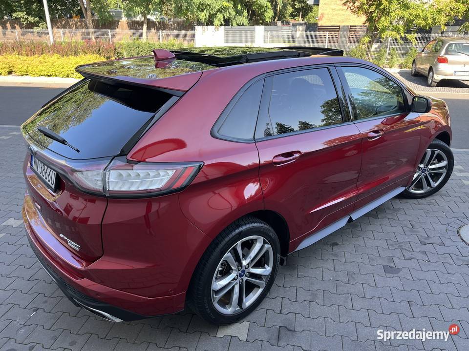 Ford Edge 2017r 27 sport benzynalpg Nigdy nie podgrzewane fotele mazowieckie Warszawa