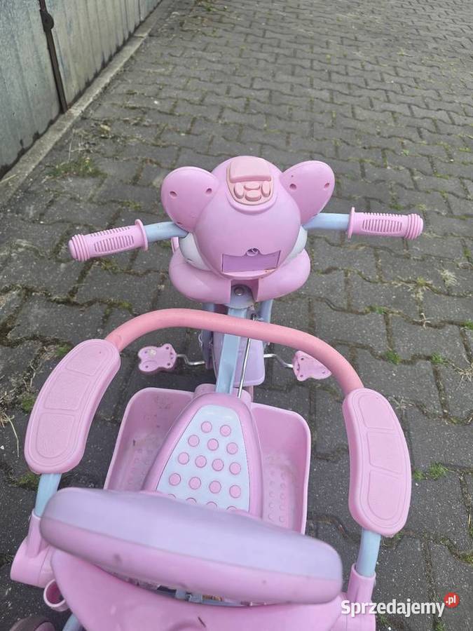 Rowerek 3 kołowy różowy dziecka