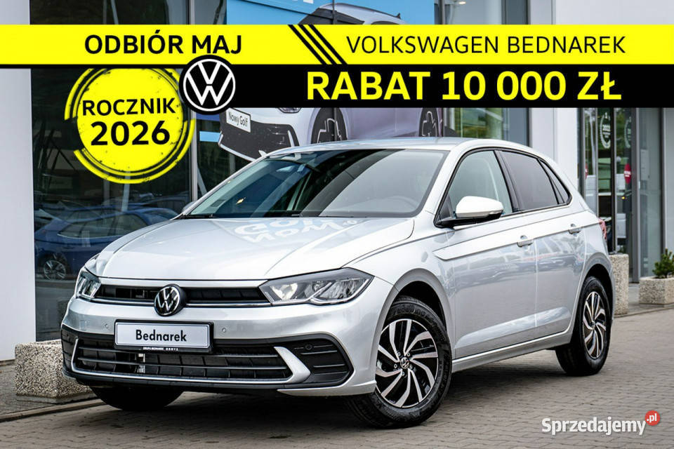 Volkswagen Polo Life Plus 10 TSI 95 Dostępny lakier metallic Łódź sprzedam