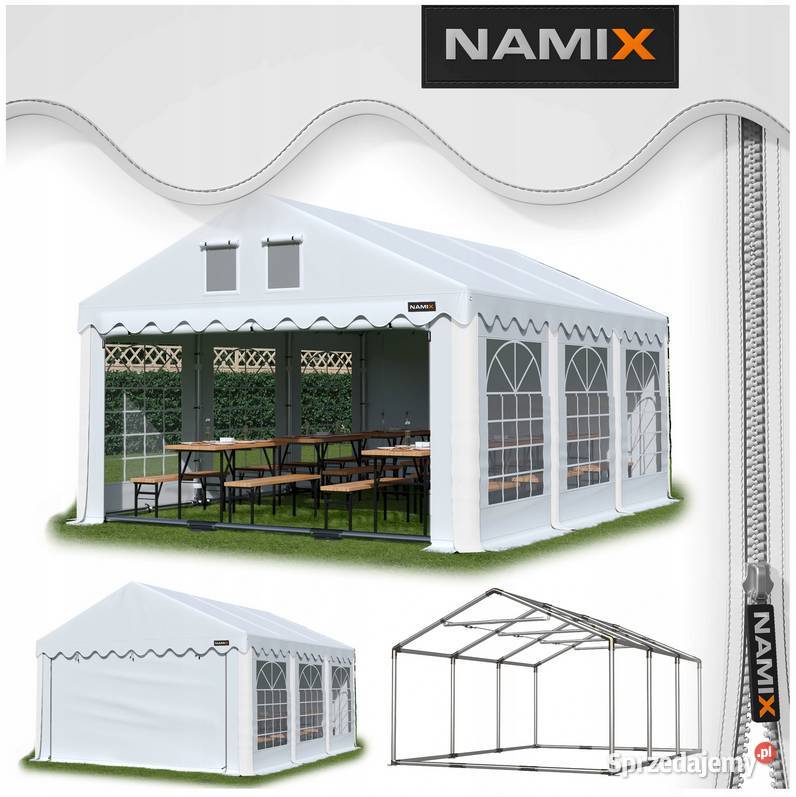 Namiot NAMIX GRAND 5x6 imprezowy ogrodowy RÓŻNE KOLORY