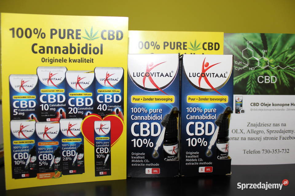 Olej konopny CBD Lucovitaal 10 5ml łódzkie Łódź