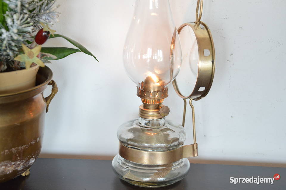 lampa naftowa wisząca stojąca z lusterkiem śląskie