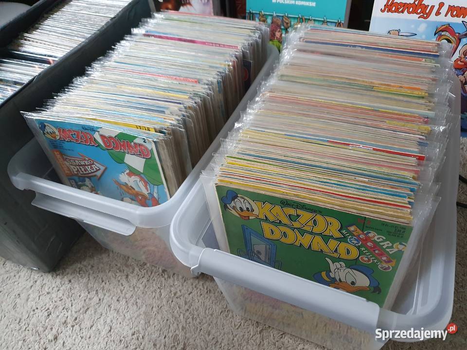 Kaczor Donald zestaw 21 komiksów 1996 Gdynia