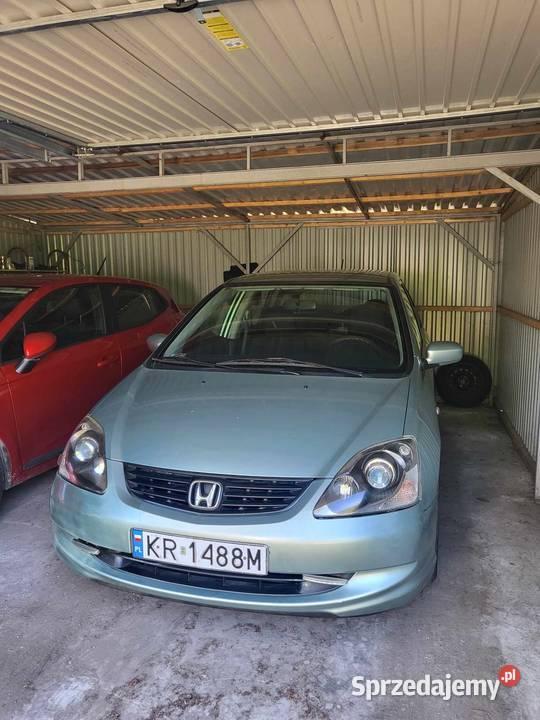 Honda Civic pierwszy właściciel niski przebieg nieuszkodzony Civic małopolskie Kraków