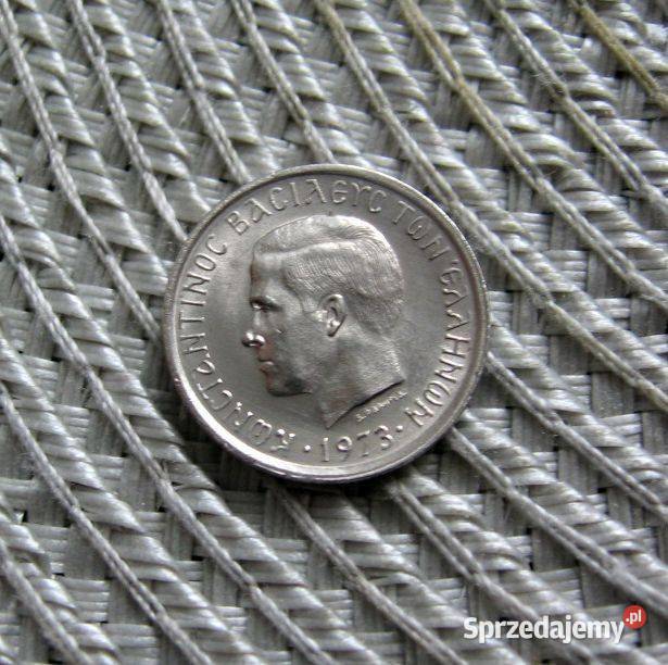 Grecja 50 Lept 1973r Konstantyn II Kalisz