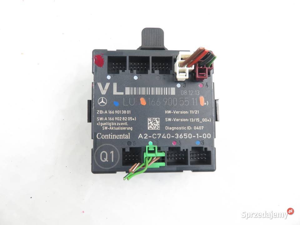 MODUŁ DRZWI MERCEDESBENZ CLA coupe C117 Skrzynki bezpieczników sprzedam