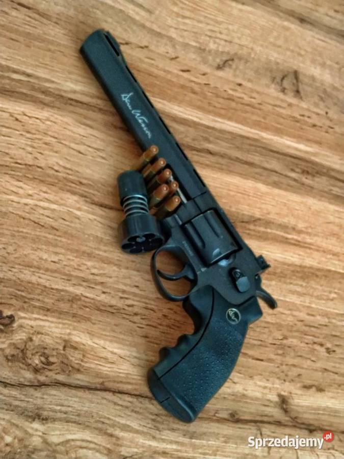Wiatrówka Rewolwer Dan Wesson 8 Sporty strzeleckie i myślistwo Bielsko-Biała