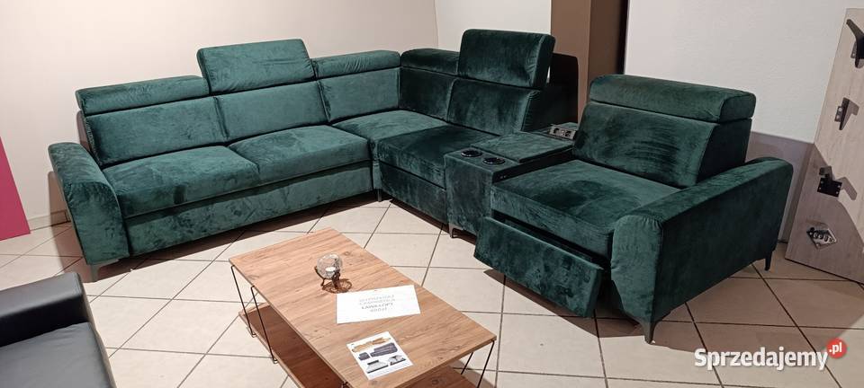Narożnik elektryczne relaksy barek Nowy 310cm