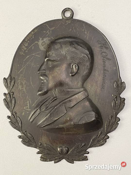 Sienkiewicz Henryk plakietka popiersia XIX XX w Łódź