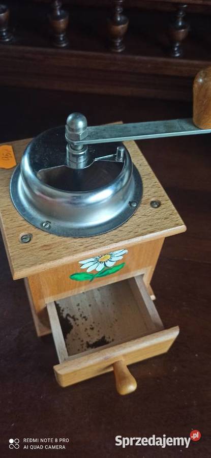 Młynek do mielenia kawy drewniany Gdańsk sprzedam