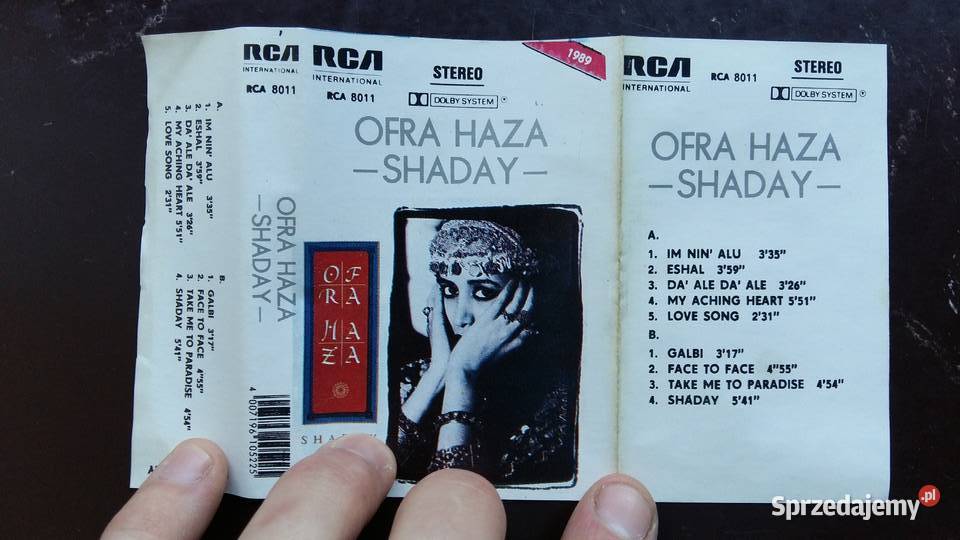 Kaseta magnetofonowa Ofra Haza Shady Siemiatycze