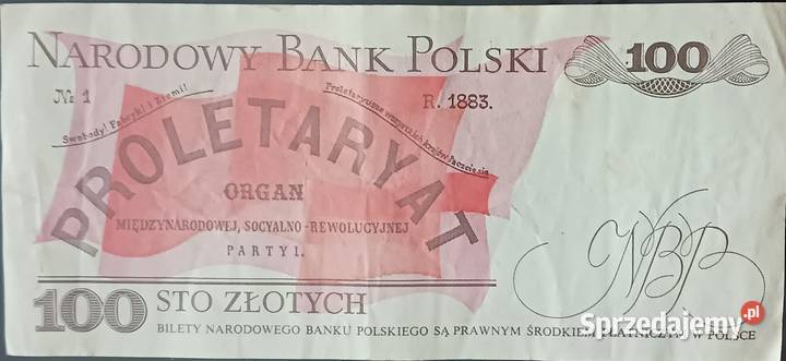 100 złotych 1XII1988 seria TT wielkopolskie Konin sprzedam
