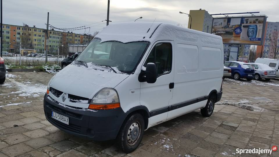 RENAULT MASTER FURGON BLASZAK 25 DCI nieuszkodzony sprzedam