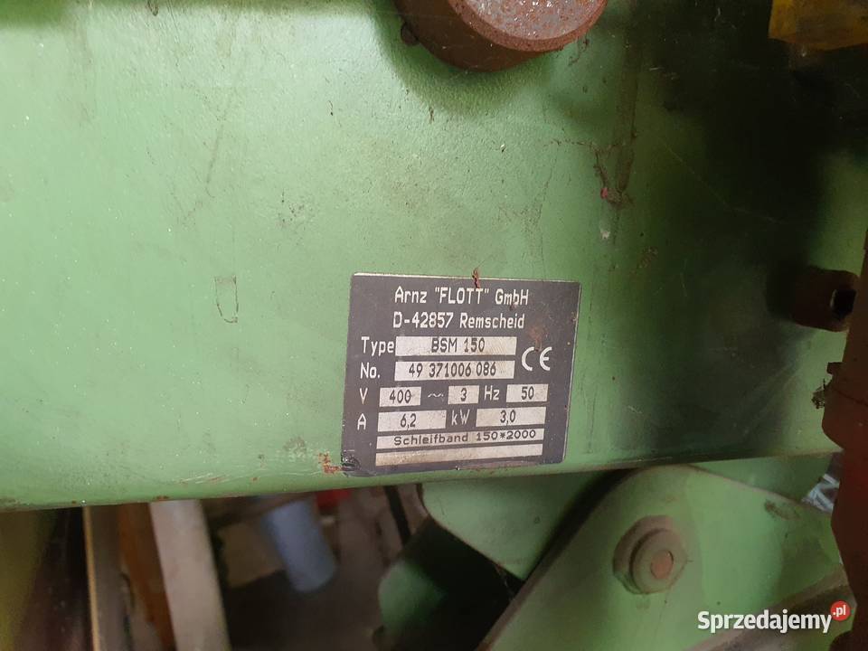 Maszyna do szlifowania metalu Błaszki