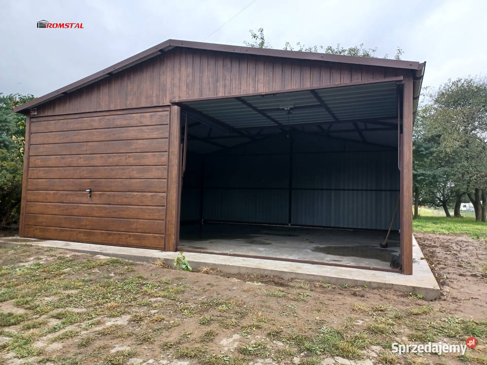 GRAFITOWY Garaż Blaszany 6x6 Garaże Blaszane Sprzedaż Nysa