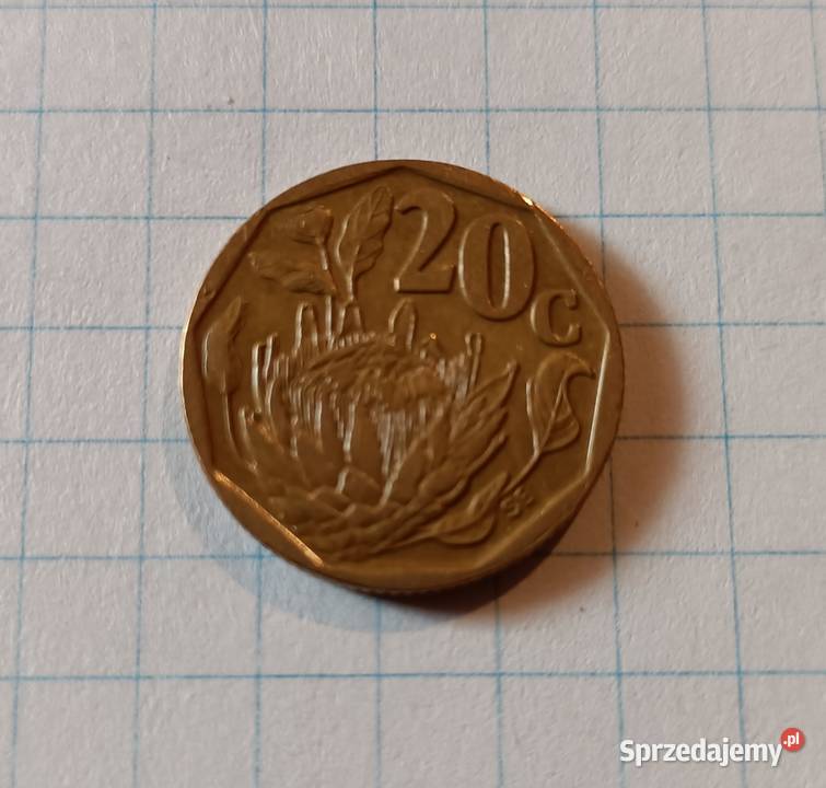 20 CENTÓW 1995 RPA REPUBLIKA POŁUDNIOWEJ AFRYKI Piszczac