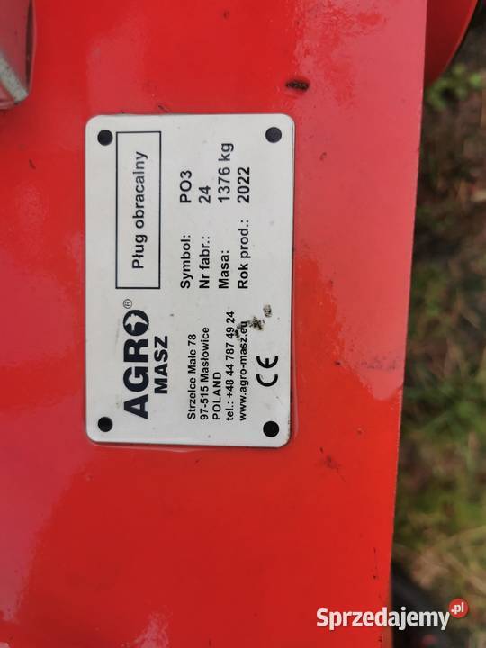 Sprzedam pług obrotowy agro masz 3 3 Rogów