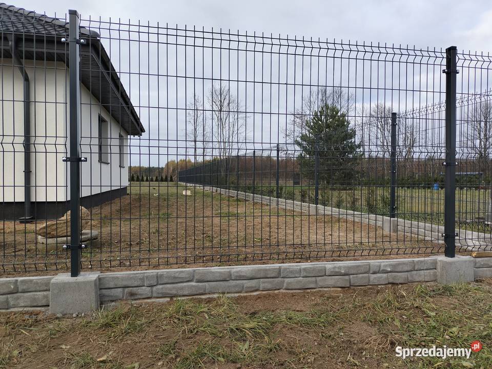 Podmurówka ze wzorem Ogrodzenia i bramy Miękowo