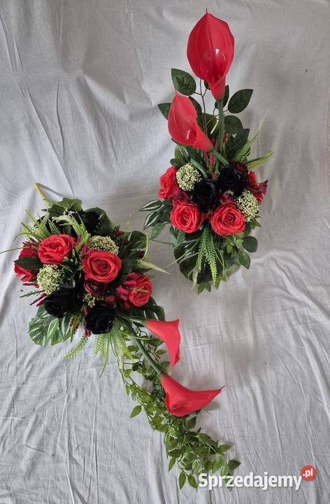 Stroik kompozycja dekoracja na cmentarz Komplet Pleszew