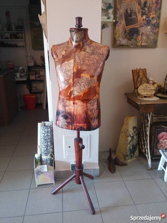 Manekin drewniany Rękodzieło Antyki, Sztuka, Kolekcje sprzedam