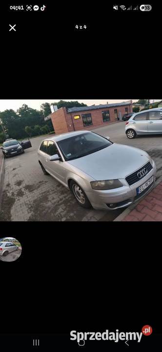 Audi a3 16 gaz krótko oplaty Dębe Wielkie