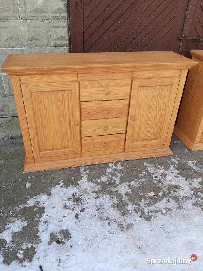 Komoda sosnowa kredens drewno 100 stylowa Niemysłów