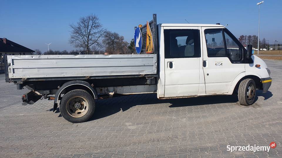 Ford Transit 24D wywrotka brygadowka 2004r Samochody dostawcze Złoczew