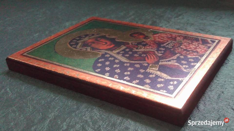 Obraz Ikona MB Częstochowska drewno 15x215 NOWA podlaskie sprzedam