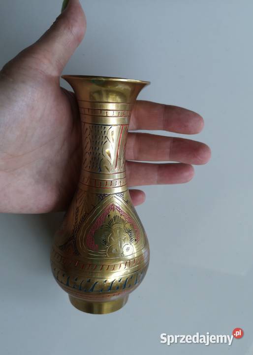 Wazon mosiężny vintage India Toruń