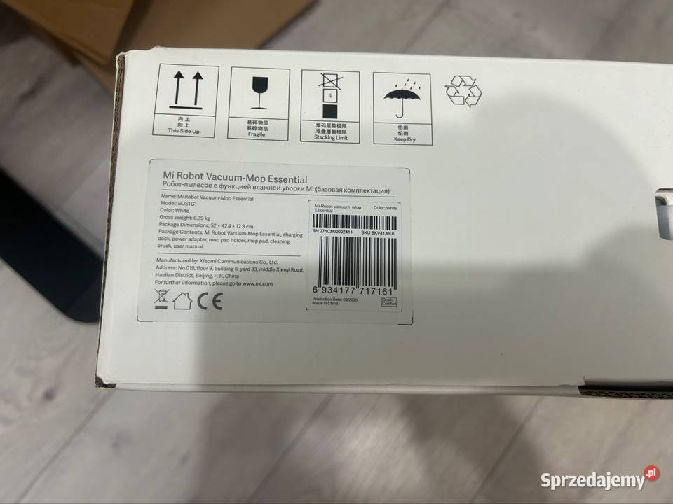 Odkurzacz Mi Robot Vacuum Mop Essential Mopy Gliwice