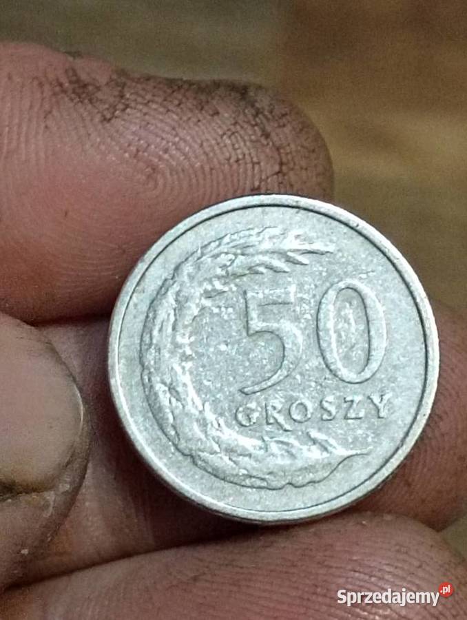 Sprzedam czwarta monete 50 groszy 1991 r Chełm