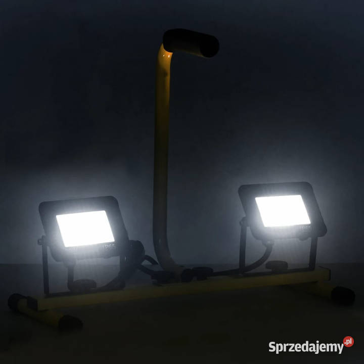 Reflektor LED z uchwytem 2x20 W zimne białe mazowieckie Warszawa