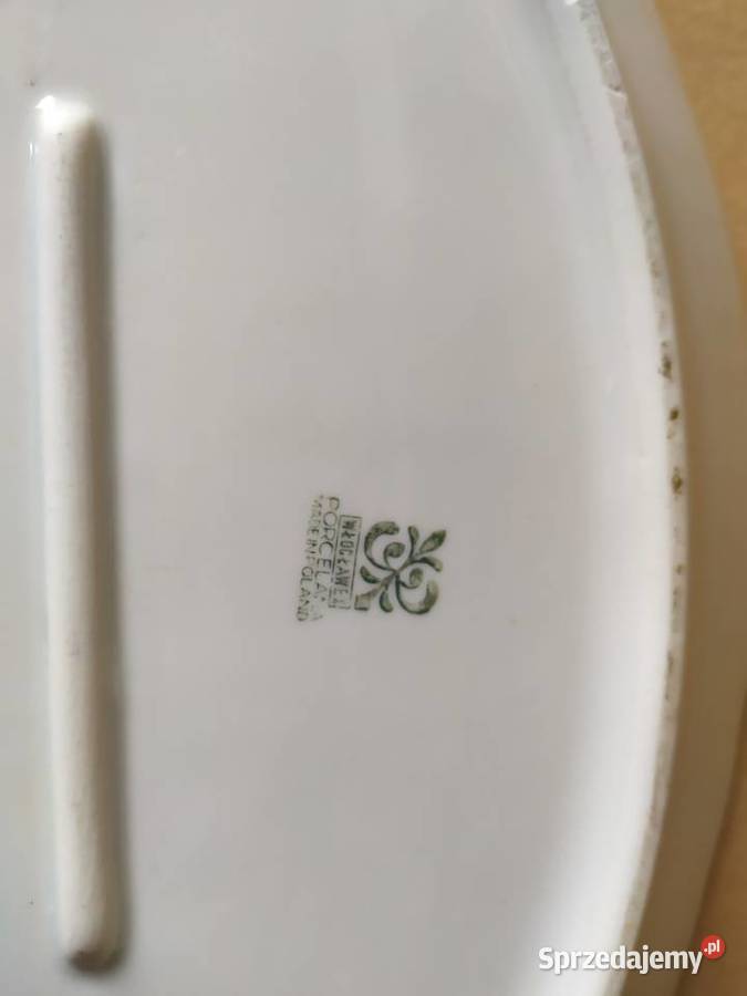 528 PÓŁMISKI PORCELANOWE 3 na wędliny PRL Retro Łódź