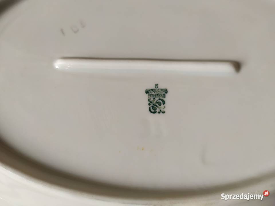 528 PÓŁMISKI PORCELANOWE 3 na wędliny PRL Retro łódzkie Łódź