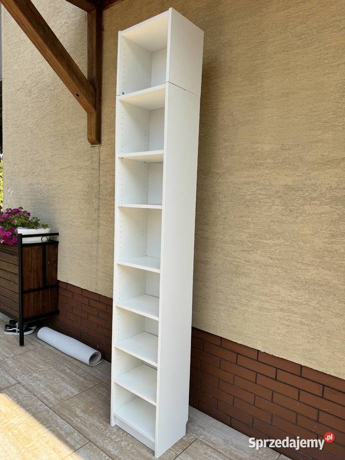 Regał z półkami biały słupek szafka na książki Garwolin sprzedam