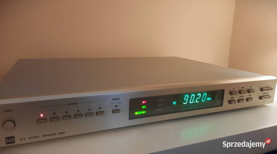 Tuner Dual CT 1450 Slim Line silver Piasek