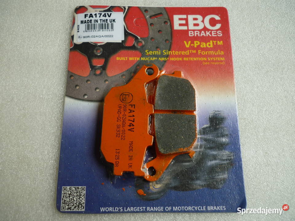 KLOCKI hamulcowe EBC TYŁ Suzuki GSF 6501250 wielkopolskie Poznań