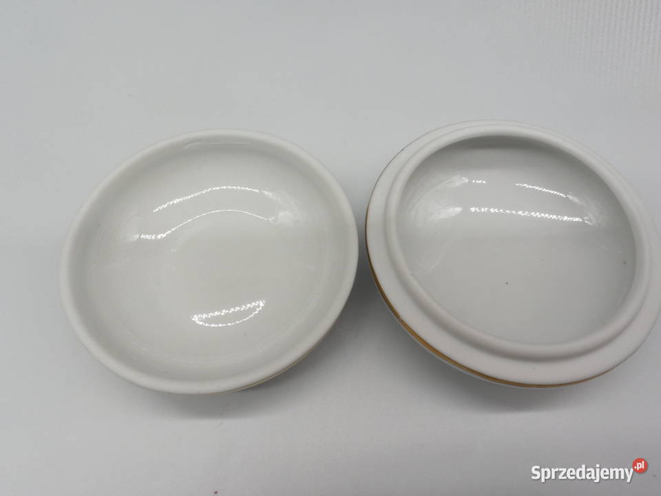 Porcelanowe Puzderkoszkatułka na drobiazgi