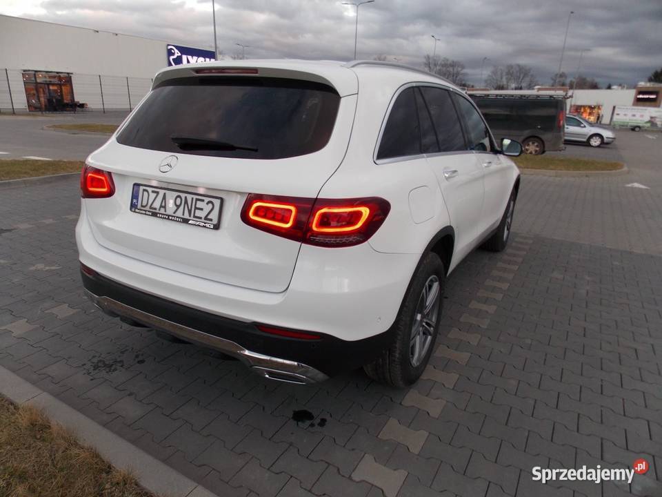 Mercedes Glc 300 4matic AMG sam parkuje panorama Ząbkowice Śląskie