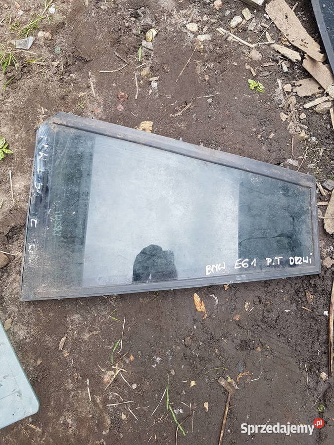 BMW 5 E61 TROJKAT DRZWI SZYBA DRZWI PRAWA TYL Turkowice
