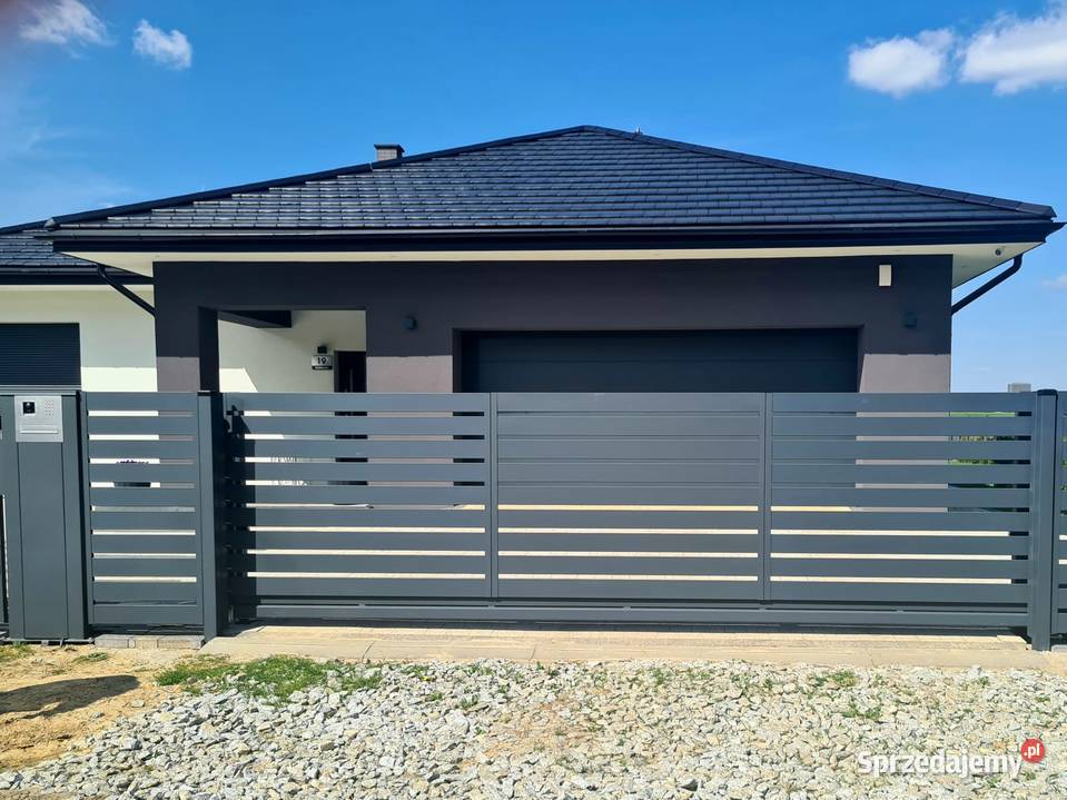 Brama przesuwna 500x150 Master nowoczesne przesuwna Konin