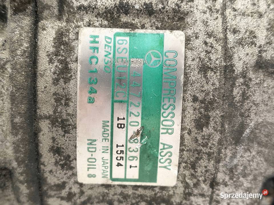 SPRĘŻARKA KLIMATYZACJI Mercedes W168 A140 A160 lubelskie Chełm