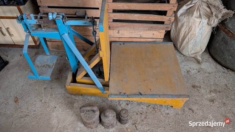 Waga dziesiętna odważniki Siedliska