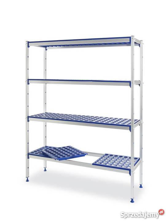 Regał magazynowy aluminiowy polipropylenowe Poczesna sprzedam