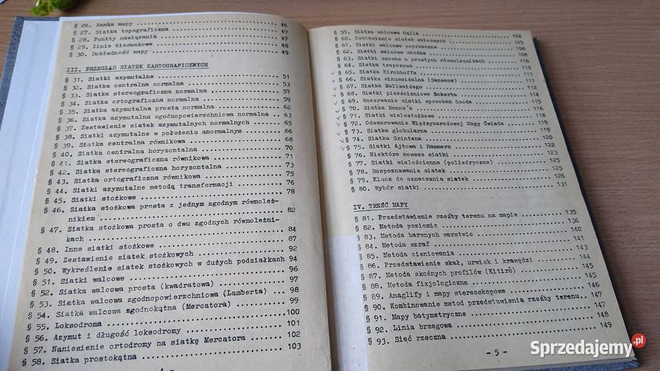Kartografia i topografia Cz 1 Kartografia Rok wydania 1959 Gdańsk