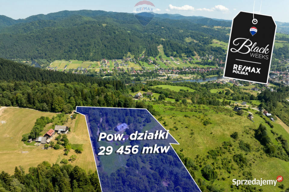 Działka inwestycyjna Krościenko Dunajcem małopolskie Krościenko nad Dunajcem